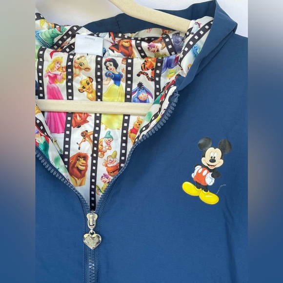 Disney Bradford Exchange Hooded Windbreaker Jacket size Large - Picture 2 of 7